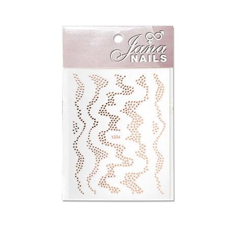 Flexi Stickers Rose Gold dots