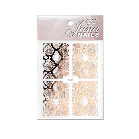 Flexi Stickers RoseGold Animal Print 02