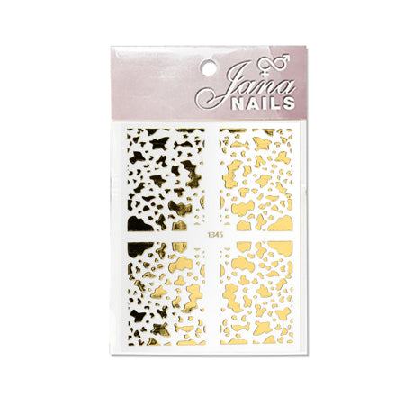 Flexi Stickers Gold Animal Print 05