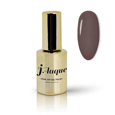 J-Laque 158 History gel polish bottle and color swatch.