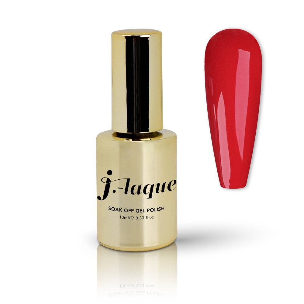 J-Laque 260 - Hot Stuff coral gel polish, limited edition summer collection.