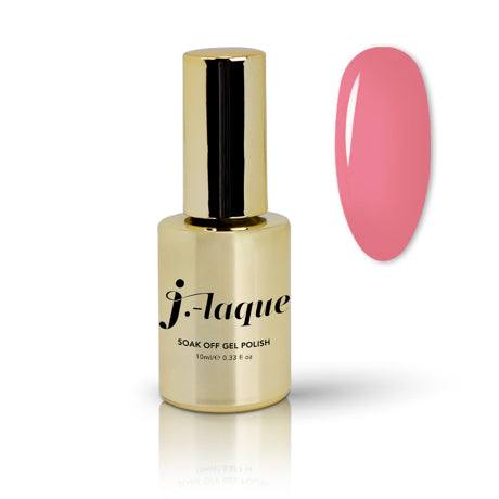 J-Laque 31 Ballet Slippers gel polish with vibrant pink shade.