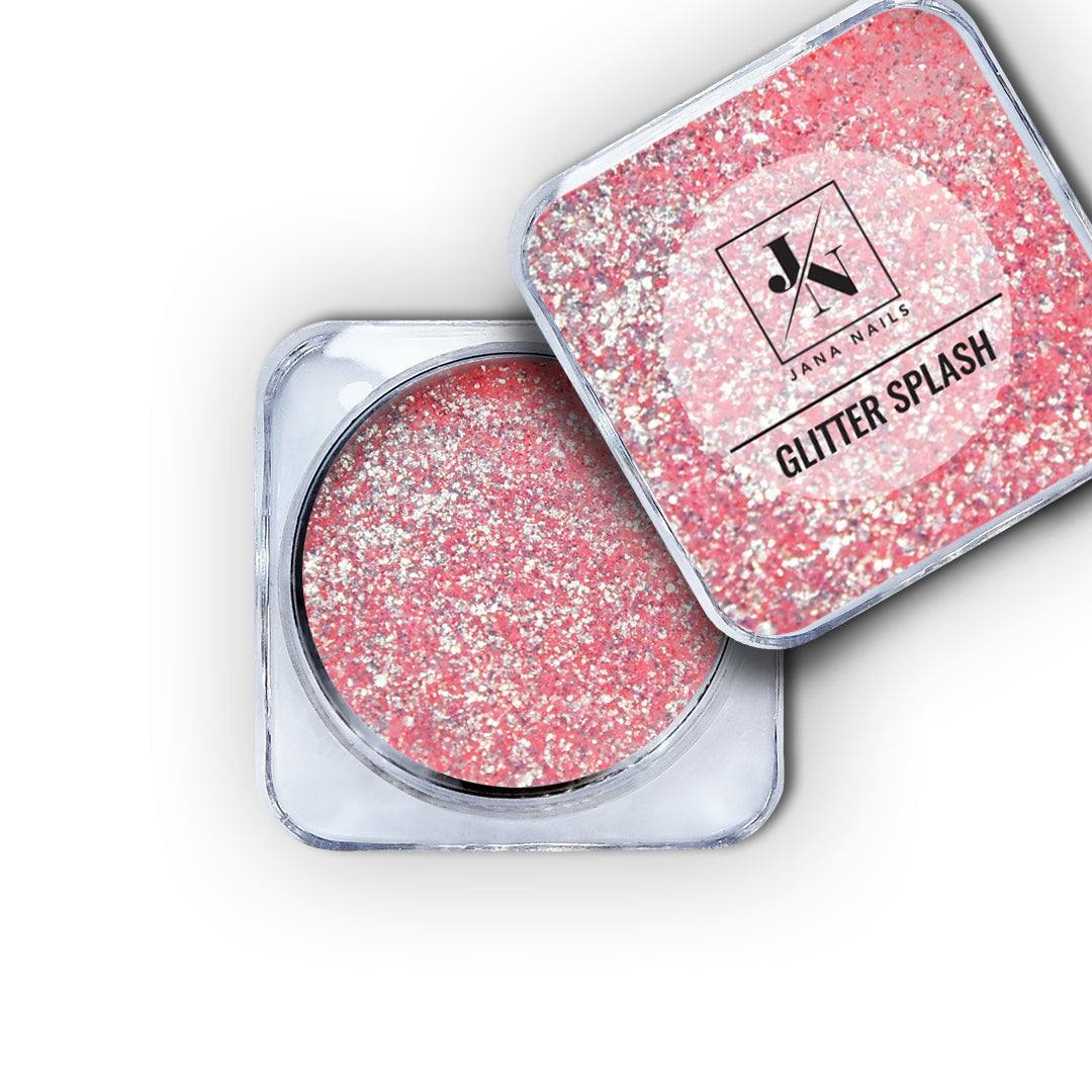 Sparkling Glitters Set - Coral Glitter Splash with shimmering hues.