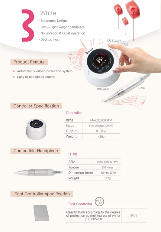 Ponceuse Brillian White