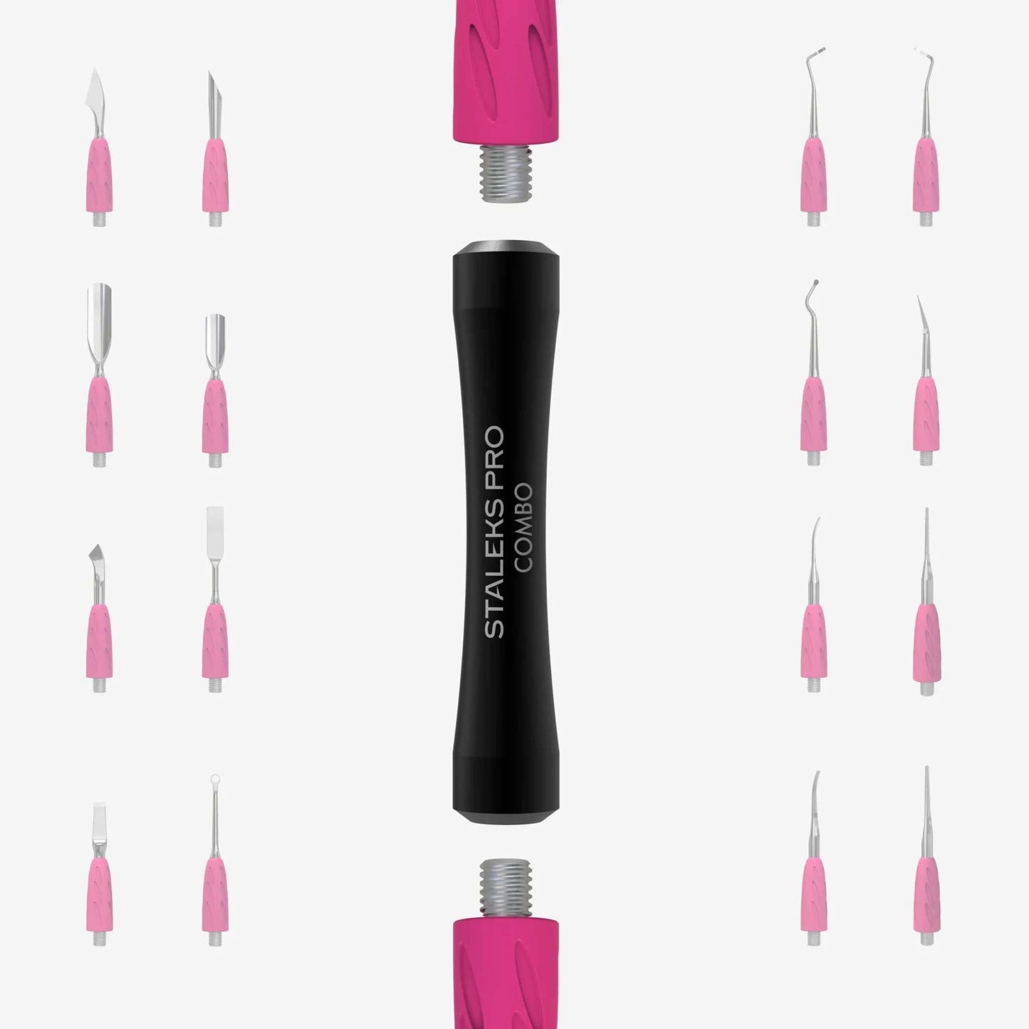 Staleks Combo - UNIQ 10b manche de pousse-cuticule
