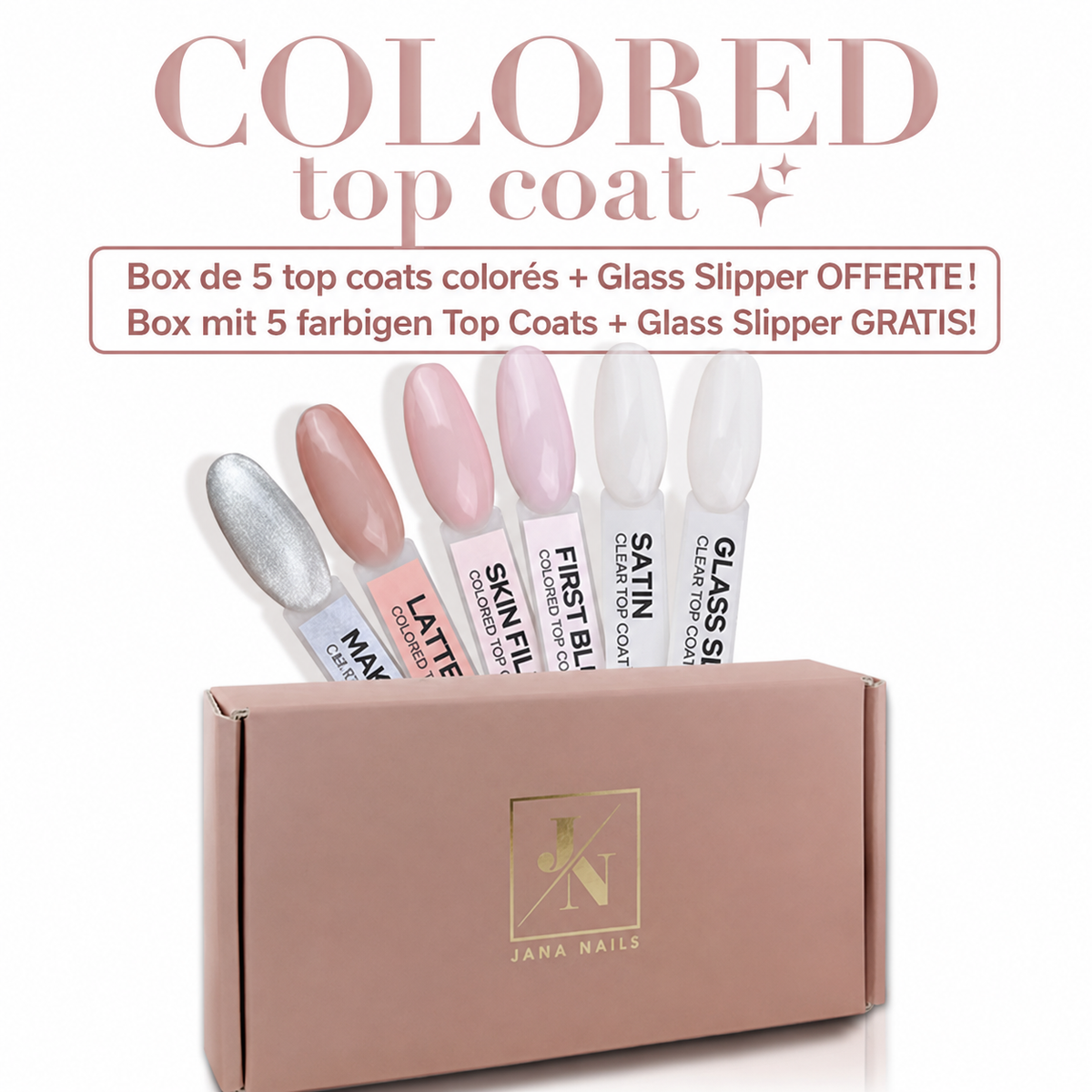 First Blush Colored Top Coat - 10 ml