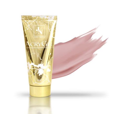 Luxurious AcryGel Skin 50 ml hybrid gel-acrylic nail product packaging.