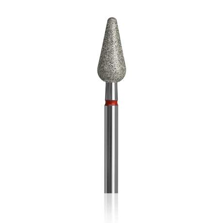 JN Embout diamant Cone Red for pedicure, 5mm head.