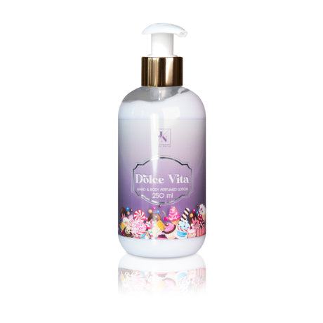 Dolce Vita Hand & Body Lotion 250 ml with oriental and powdery scent, fast-absorbing and nourishing.