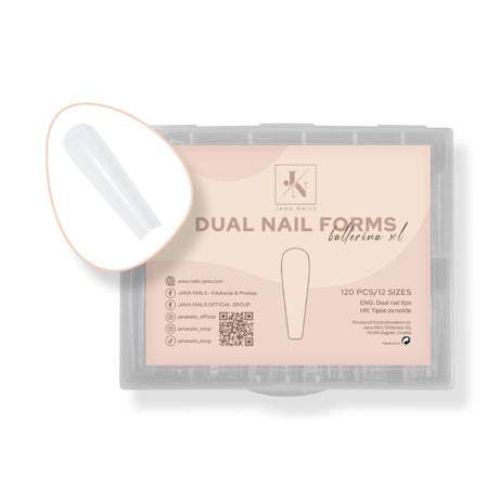 Dual Nail Form - Ballerina XL kit for AcryGel and gel applications.