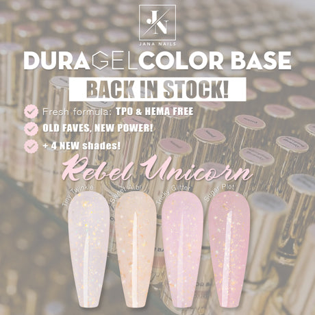 Duragel Color Base Tricky Glitter - 10 ml