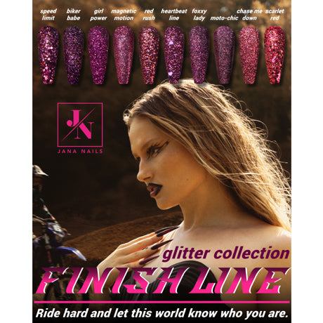 Finish Line glitters set - 10 pcs