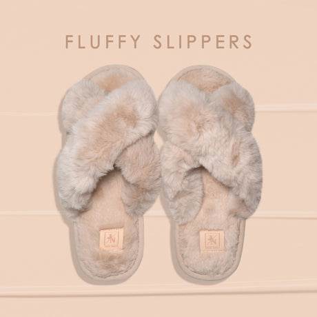 Fluffy Slippers S