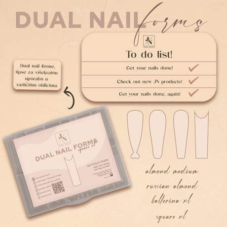 Dual Nail Form - Russian Almond 120 p