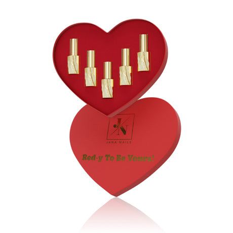Red-y To Be Yours! Heart Box 5 colors + 2 stickers