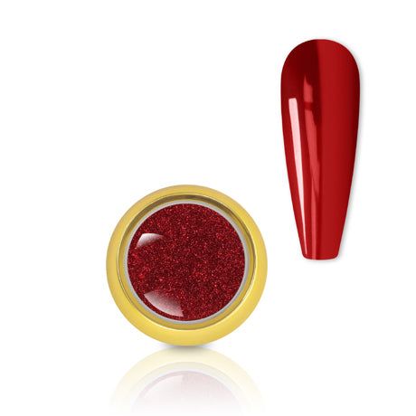 Chrome Mirror Powder Scarlet Crown