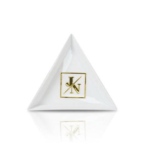 JN mini récipient triangle Blanc