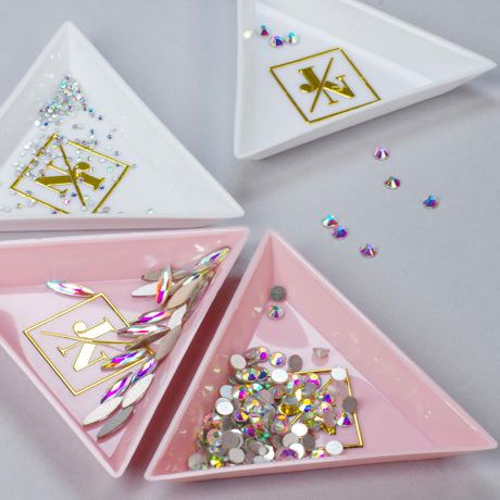 JN mini récipient triangle Rose
