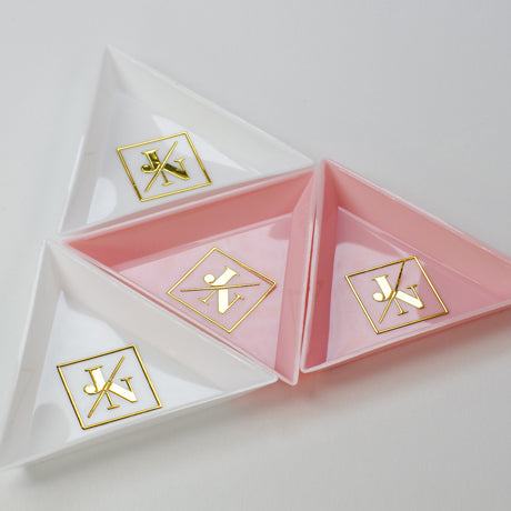JN mini récipient triangle Rose