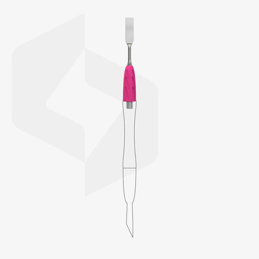 Staleks Combo - UNIQ 18 pousse-cuticule plat droit