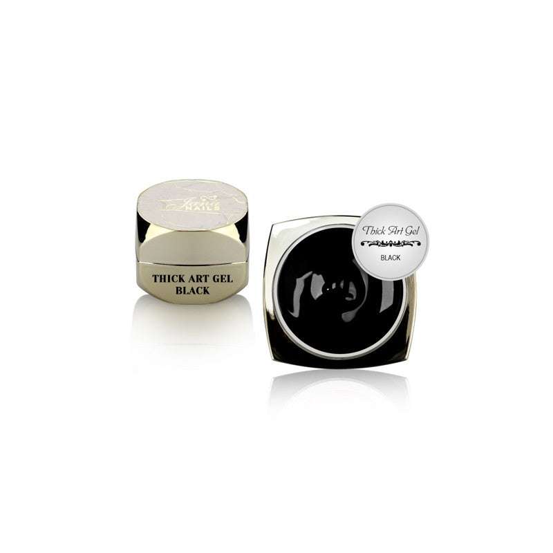 Art Thick Gel Non Sticky - Black 5 ml