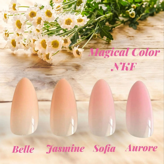 Magical Color Evolution Jasmine Natural Stiletto Medium 300 pcs