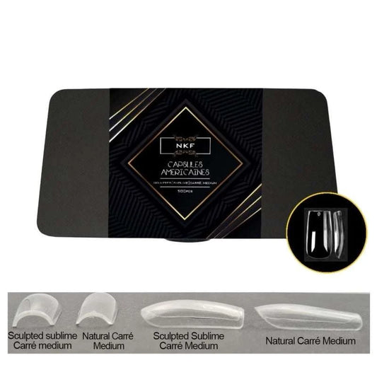 Sculpted Carré Medium NKF - Soft Gel Tips