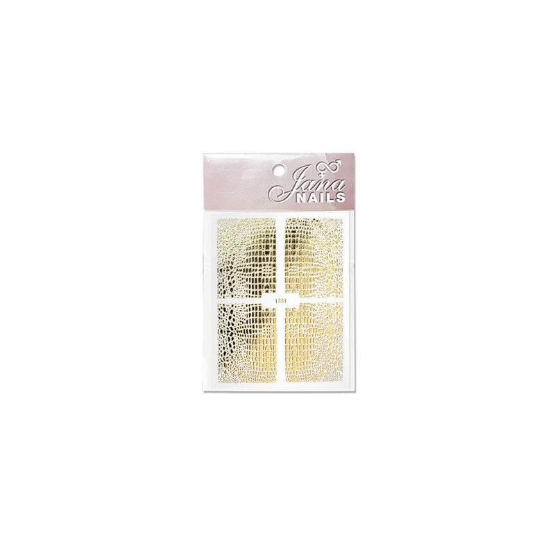 Flexi Stickers Gold Animal Print 01