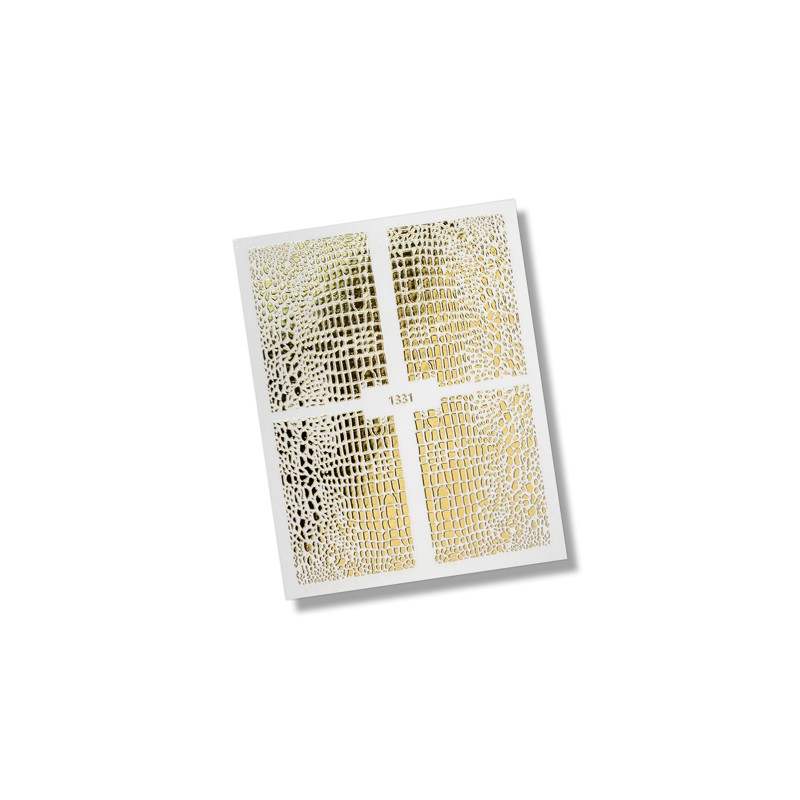 Flexi Stickers Gold Animal Print 01