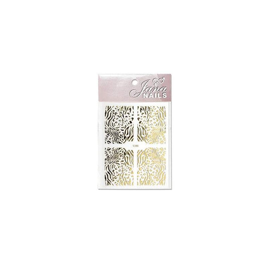 Flexi Stickers Gold Animal Print 04
