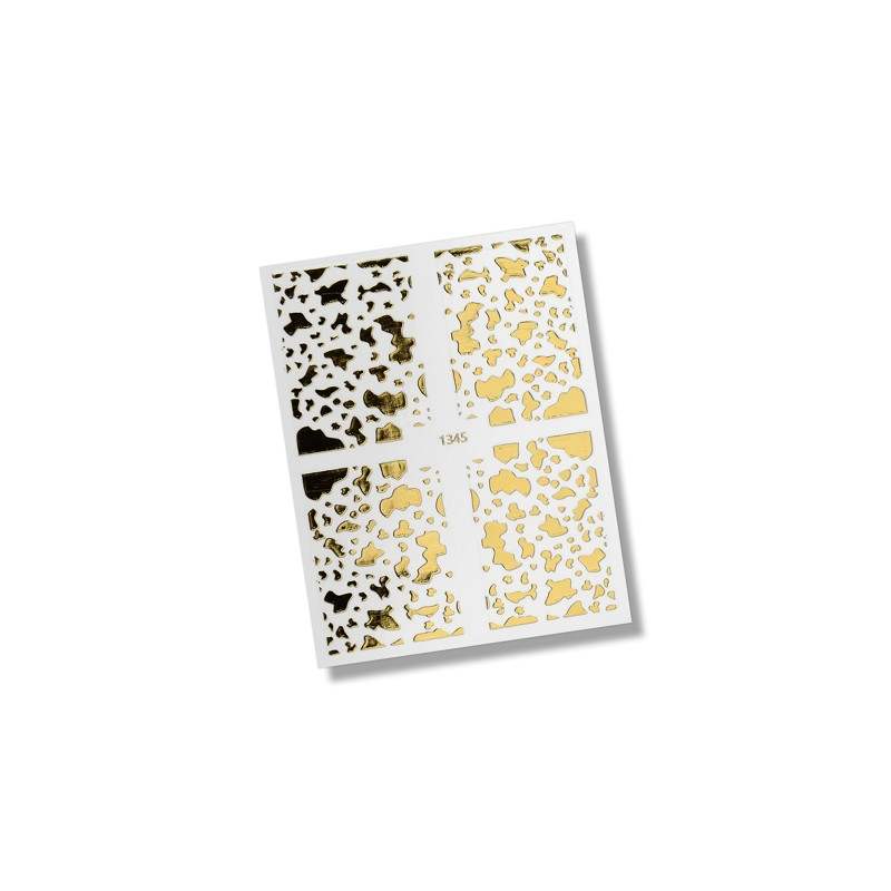 Flexi Stickers Gold Animal Print 05