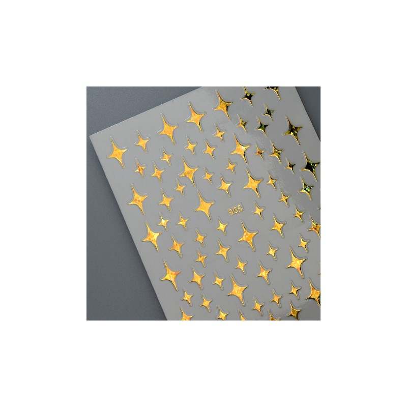 Flexi Stickers Holo Gold Stars