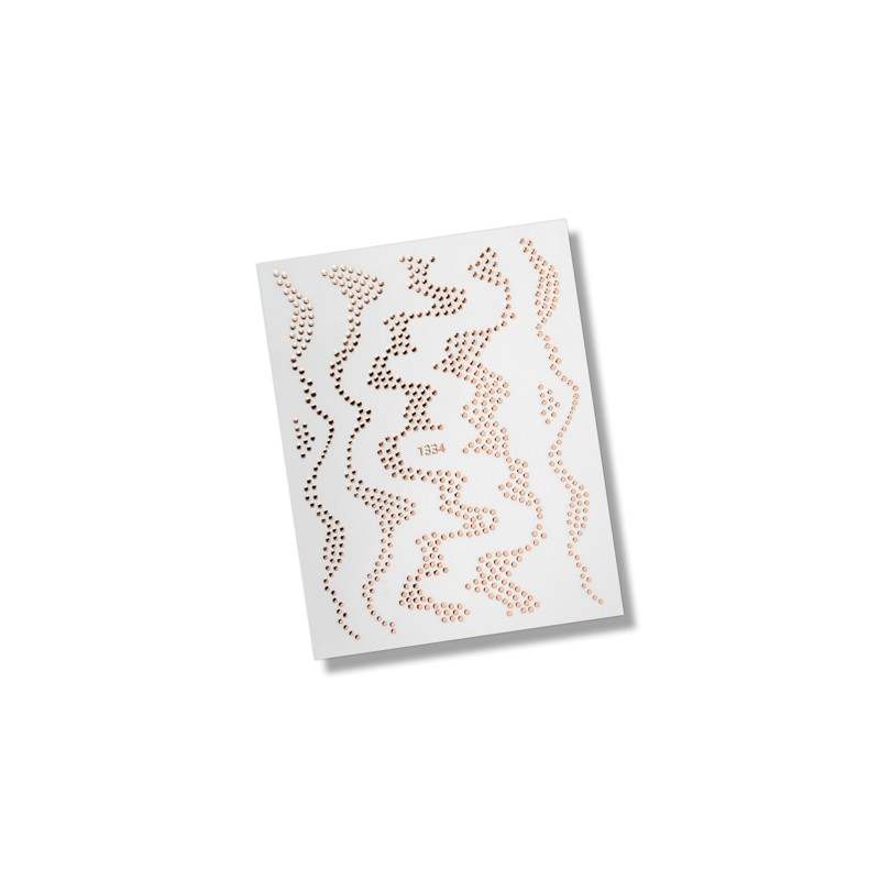 Flexi Stickers Rose Gold dots