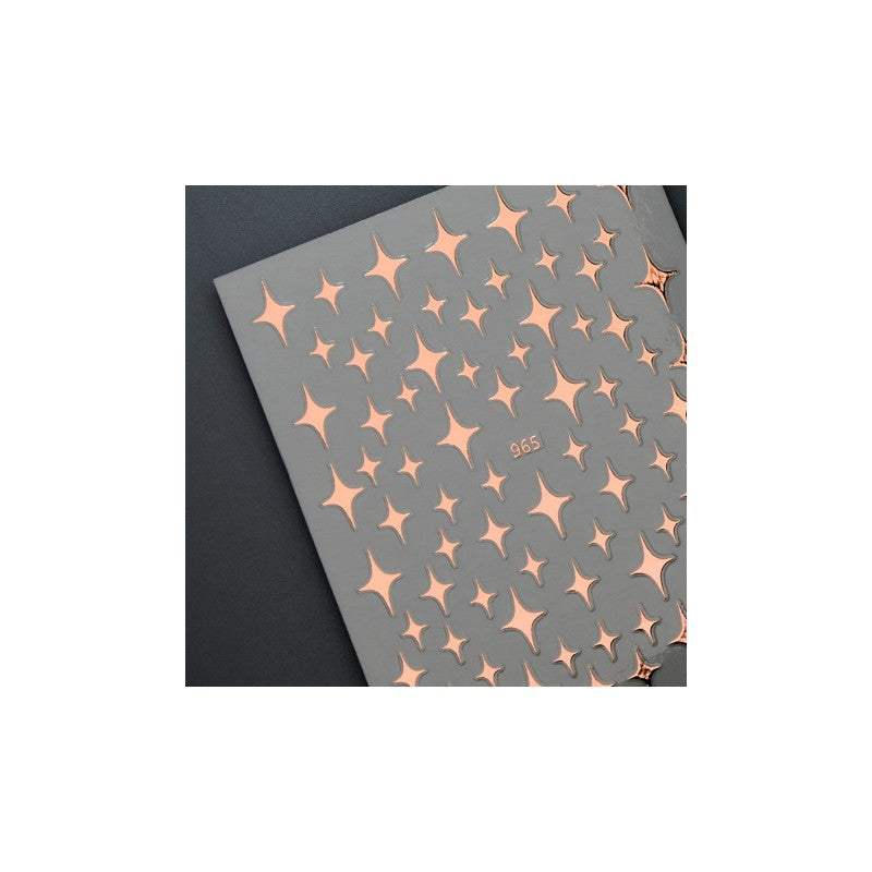 Flexi Stickers Rose Gold Stars