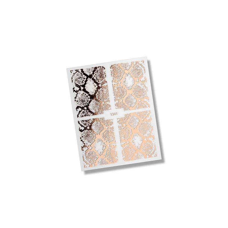 Flexi Stickers RoseGold Animal Print 02