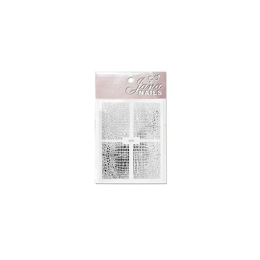 Flexi Stickers Silver Animal Print 01