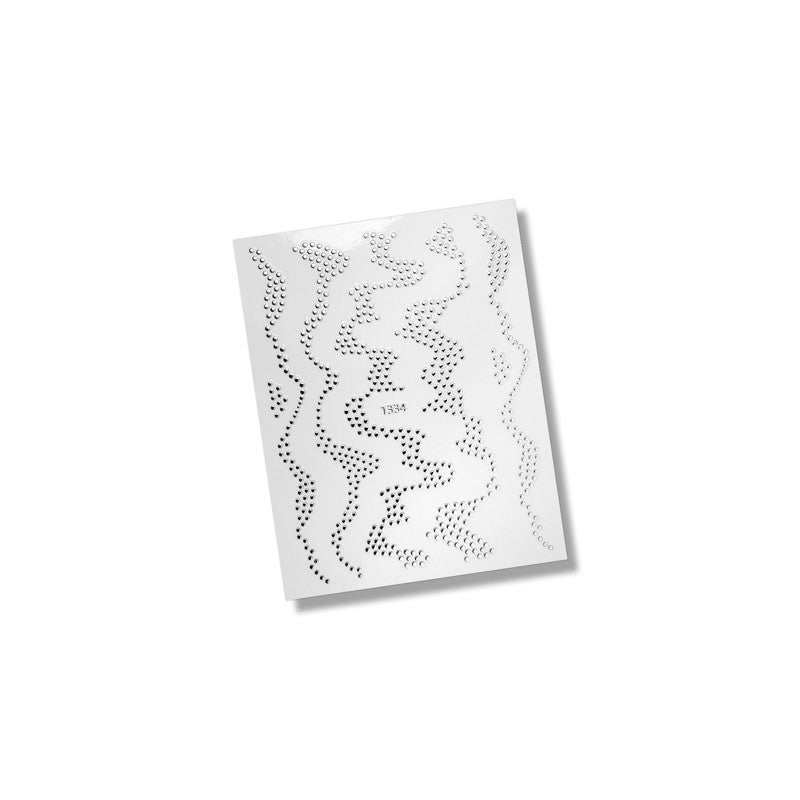 Flexi Stickers Silver dots