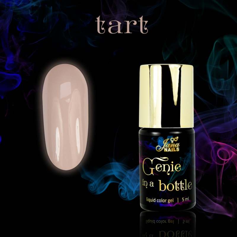 Genie In A Bottle - Tart 5 ml liquid color gel with high pigmentation and ergonomic brush.