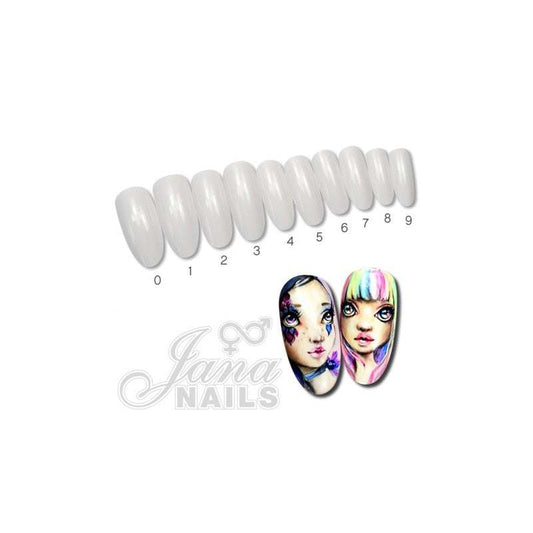 Nail Art Tips size 0-9 - 500 pces