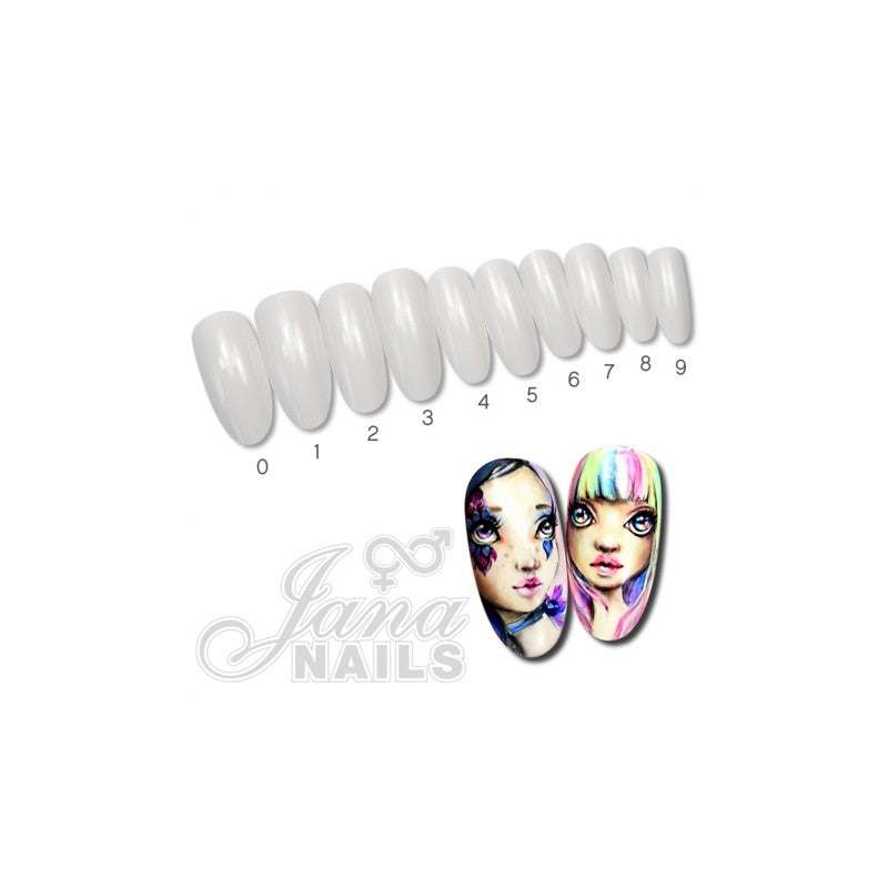 Nail Art Tips size 0-9 - 500 pces