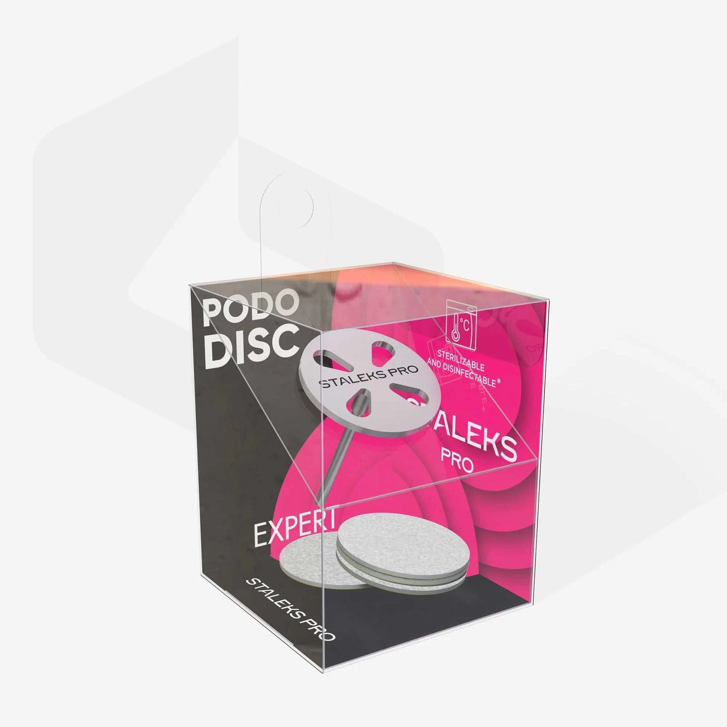Staleks Pedicure disc PODODISC M EXPERT and set of disposable files 180 grit 5 pcs (20 mm)