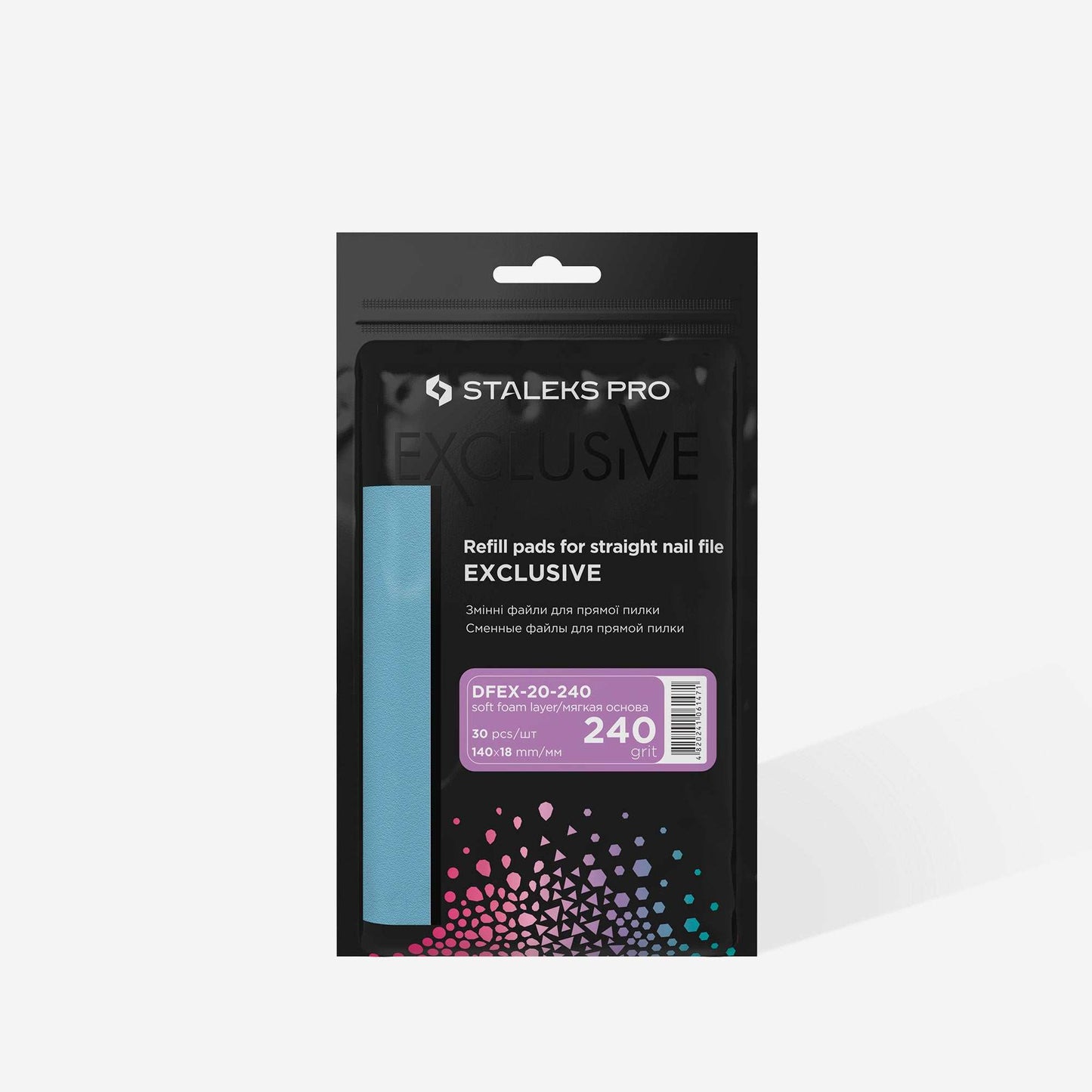 Staleks Abrasifs Soft 240 pour lime métal straight MBE-20