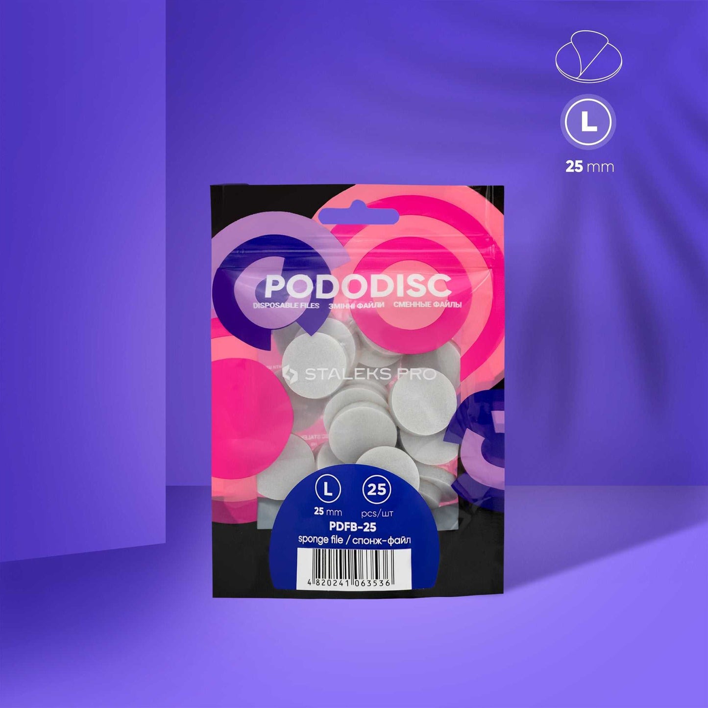 Staleks éponges Pododisc L