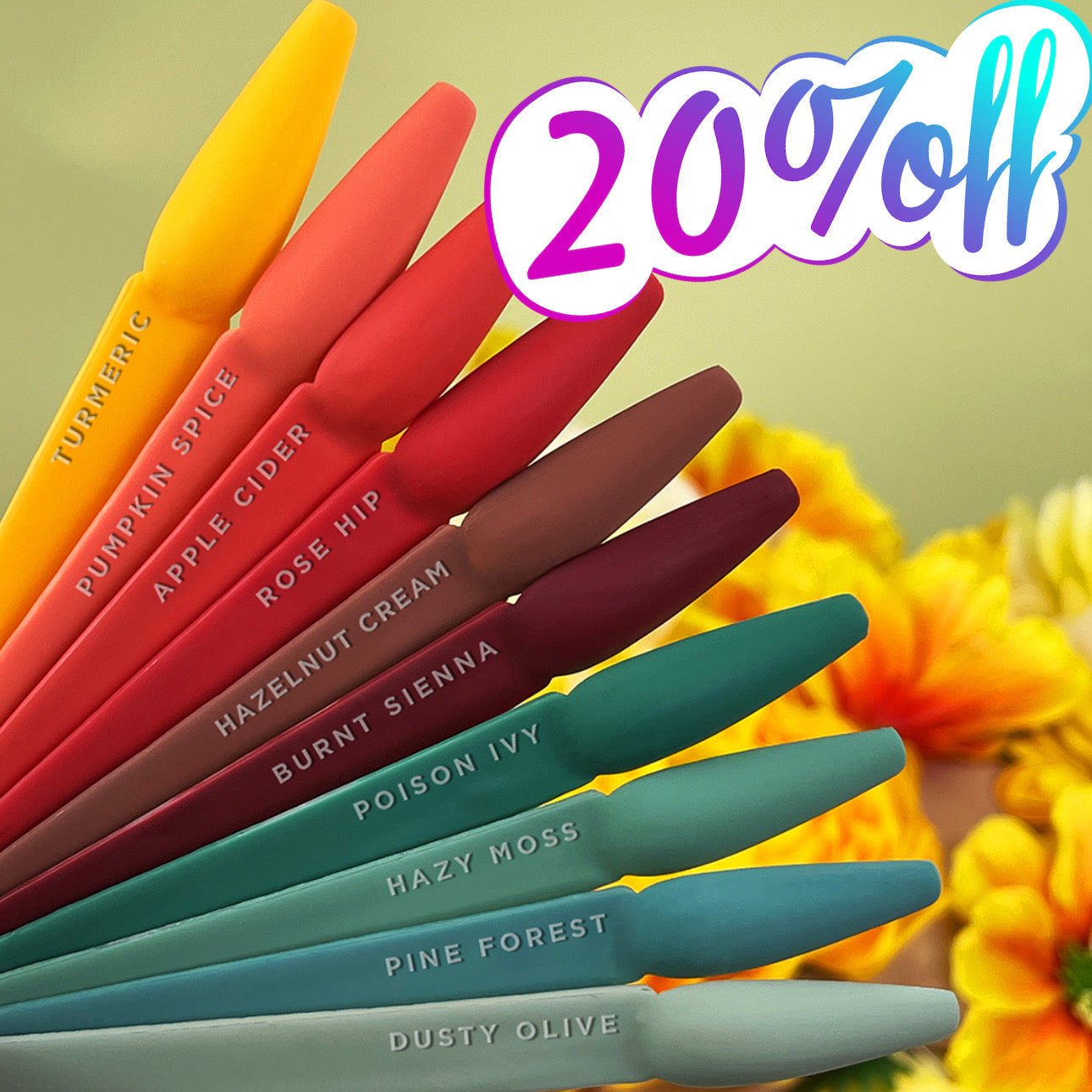 20% off Colors ♥