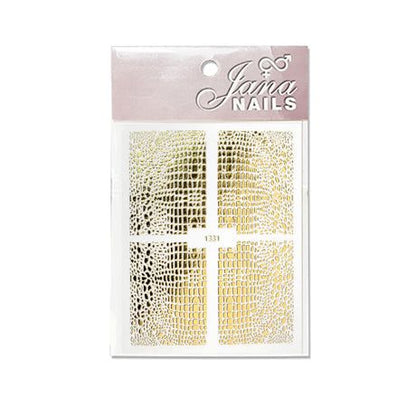 Flexi Stickers Gold Animal Print 01