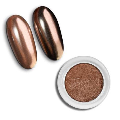 Pressed Chrome 03 nail powder for metallic effect, 1.5g container.