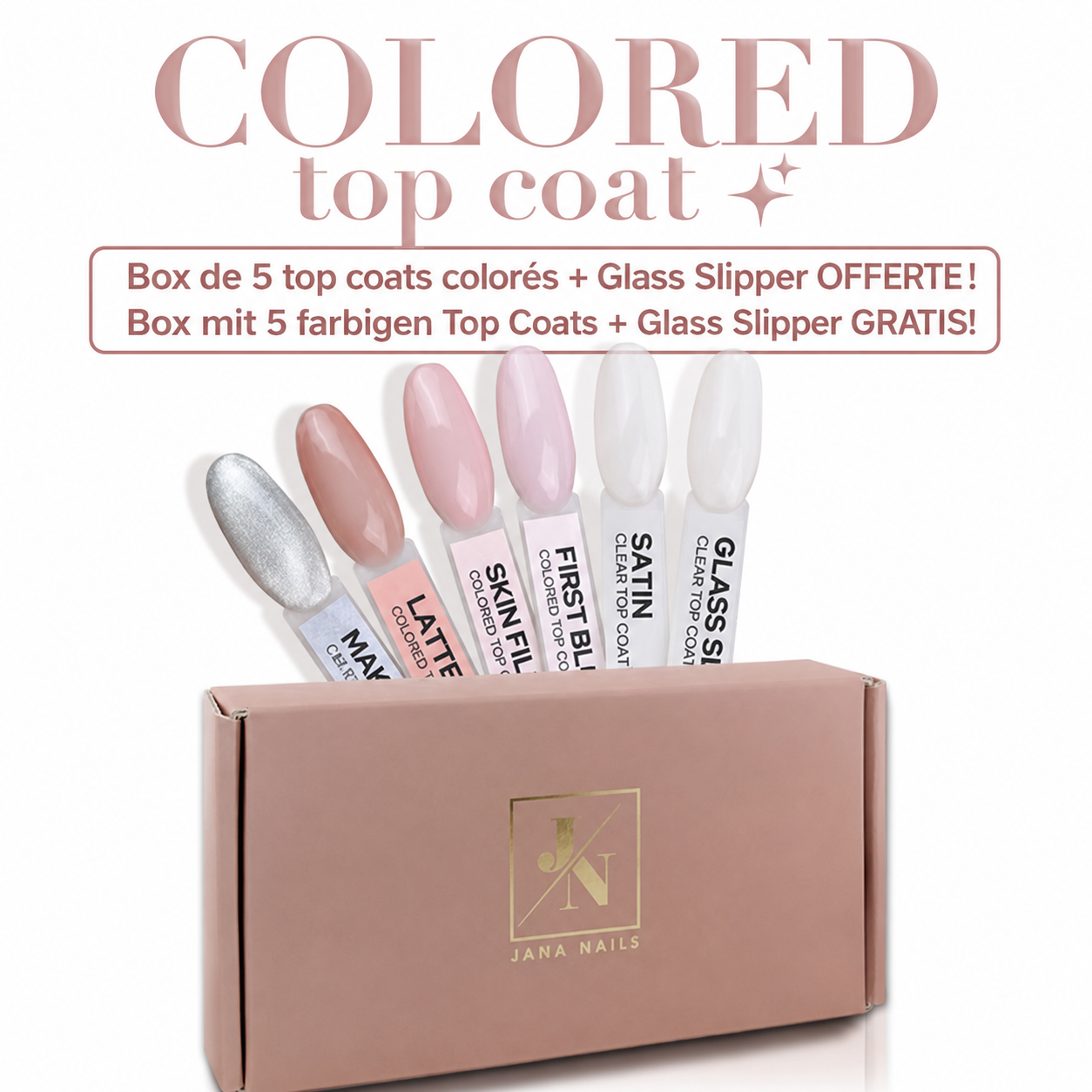 Colored Top Coat Box