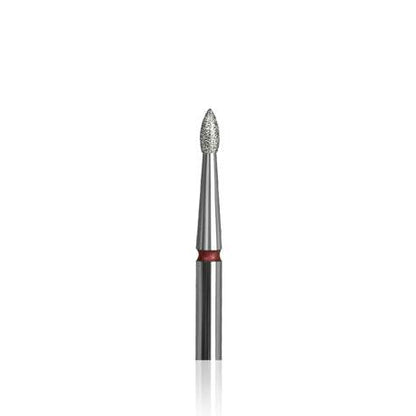 JN Embout diamant Flame Extra Small Red for precise nail work.