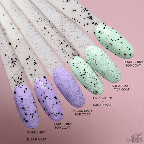 Flake Top Coat / Shiny - 10 ml