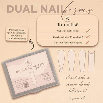 Dual Nail Form - Ballerina XL